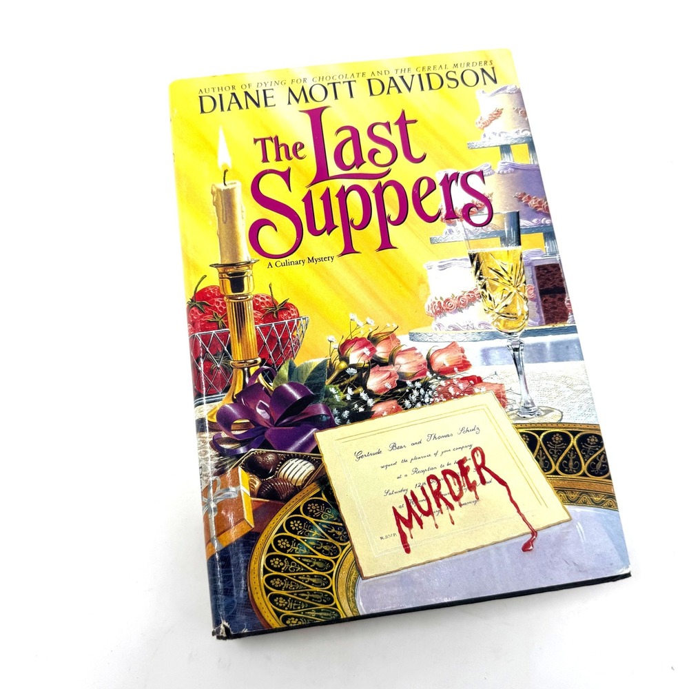 Culinary Mystery The Last Suppers Hardcover Diane Mott Davidson Recipes 1994 1st